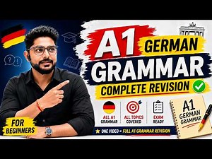 A1 German Grammar Complete Revision | All Grammar Topics in One Video