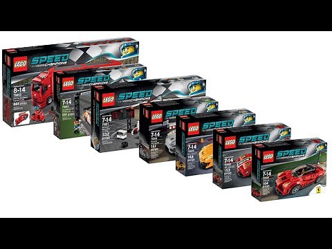 All LEGO Speed Champions 2015 sets Compilation/Collection Speed Build
