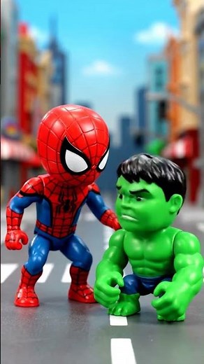 Hulk Kid Chased Venom for His Giant Lollipop! 🏃‍♂️🍭😱 #hulktoys #hulk #marvel