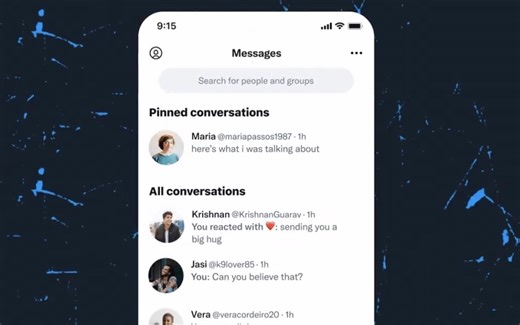 しゅきぴは上位に。TwitterのDMにピン留め機能が追加