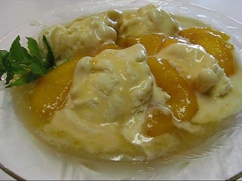 Betty's Brown Sugar Peach Flambe