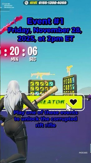 How to get the corrupted rift rifle in 1v1 with every gun - Day 88 of asking ‪@hivecr8‬ for superfan