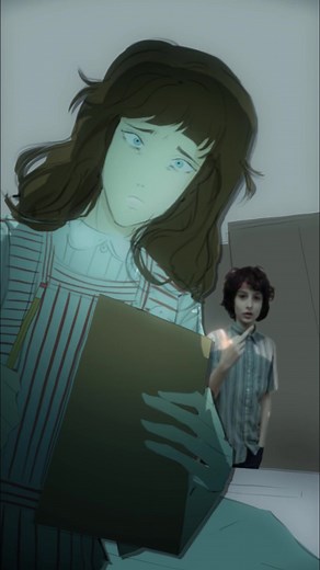 How Nancy and Mike were in ep2 😭 #strangerthings5 #strangerthingsseason5 #animation #nancywheeler #art