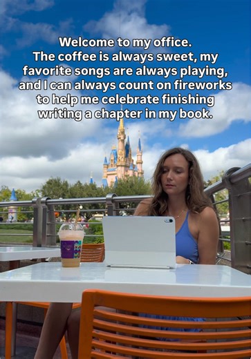 Welcome to my office 🏰 If you’re new here… hi! I’m Madison! I’m an author and I write all my books here at Disney World 🤭 Where is your favorite spot in the parks? I’ll let you know if I’ve written there 👀 #disneyworld #authorsoftiktok #disneyparks #remotework #writingcommunity