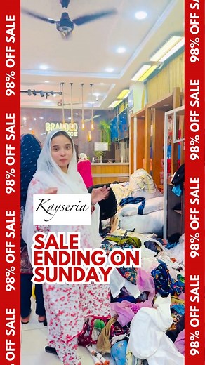 𝟗𝟖% 𝐒𝐚𝐥𝐞 𝐄𝐧𝐝𝐢𝐧𝐠 𝐎𝐧 𝐒𝐮𝐧𝐝𝐚𝐲 ! 𝐇𝐮𝐫𝐫𝐲 𝐔𝐩 📌: 𝐋𝐨𝐜𝐚𝐭𝐢𝐨𝐧 2-A & 9-A Asif Block Main Wahdat Link Road Near Muslim Town, Near Boys Pilot School, Opposite Graveyard, Iqbal Town Lahore. #brandedcutpiece #kayseria #original #grandopening #summer2025 #summervibes #summer #Discount #Offers #viralreelsfb #lahore #Pakistan #viralreelsfacebook #viralreelsfb #instagramreels #viral | Branded Cut-piece"BCP"
