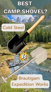 Cold Steel Shovel vs Brautigam Expedition Works Titanium Pack Shovel WOW!