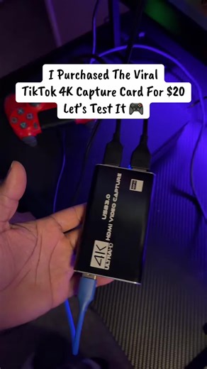 Quick Test: Will Do More Test All I Did Was A Plug & Play 🎮 #4kcapturecard #tiktokgaming #capturecard #pcgaming #fypシ゚viral