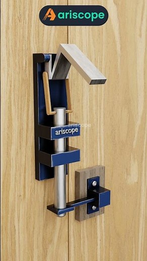 Genius Door Latch with Lever Mechanism – Simple & Secure!