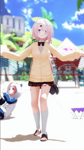 Tou-Pea Christmas Song 2024 / Shiina Yuika【NIJISANJI MMD】#刀ピークリスマス #椎名唯華 #にじさんじ #mmd #shorts