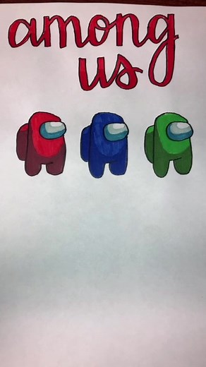 Learn How to Draw Among Us Characters!