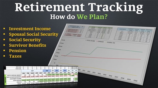 Planning & Tracking Our Retirement | Retirement Planner/Tracker Overview