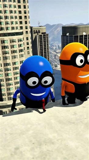 GTA 5 Spider-Man Ragdoll Jumps Fails #shorts #gta5 #spiderman