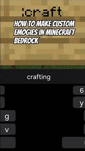 How to make custom emojis in Minecraft Bedrock #minecraft #mcpe #sign #bts
