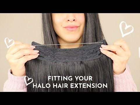 How to adjust your Halo Hair Extensions - E-Litchi Human Halo Hair sizing