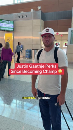 Justin Gaethje on what’s life like now since becoming a champ with UFC #justingaethje #ufc #steak