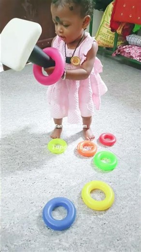 Learning Colors Stacking Rings Toy Best Useful Products #toys #stackingrings #colorsname #kidstoys