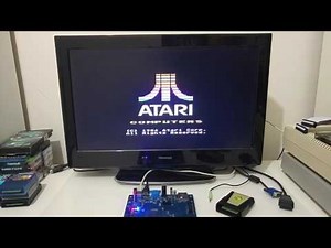 First demonstration of the EclaireXL v2 board (Atari XL FPGA based computer)