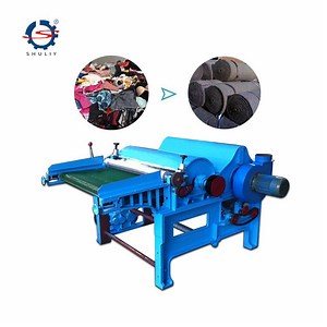 [Hot Item] Cloth Leftover Material Tearing Carding Machine Fabric Cotton Waste Fiber Recycling Machine