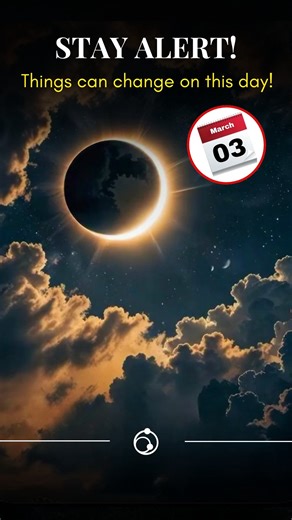 Stay Alert! 3rd March aa raha hai… 3rd March ko aa raha hai powerful Chandra Grahan (Lunar Eclipse) — ek aisa time jab emotions high ho jaate hain, energies shift hoti hain aur situations suddenly change ho sakti hain. Astrology ke hisaab se Moon humare mind aur emotions ko control karta hai. Grahan ke dauraan Moon par shadow padti hai, jisse confusion, overthinking, mood swings aur last-minute plan changes ho sakte hain. Is din dhyaan rakhein: • Zarurat na ho toh bahar na niklein • Grahan ke ti