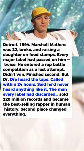 He Was Rejected by Every Record Label Twice | Eminem