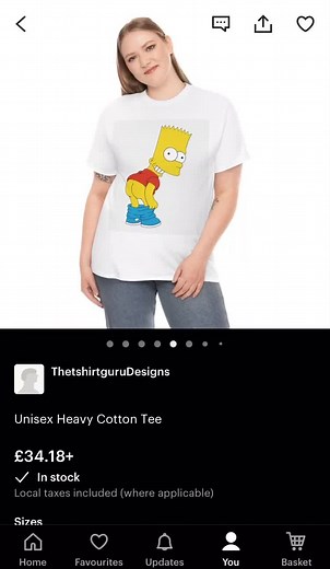 Bart simpson t-shirt! Get yours before they run out❗️ ⚠️LINK IN BIO⚠️ #etsy #fyp #goviral #foryo #clothingstore #etsyseller #simpson #cartoon