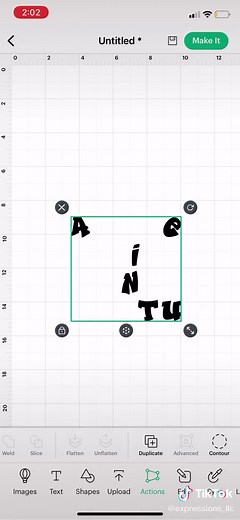 🚨Tutorial🚨 #Cricut #HowTo #UseLessVinyl #AllOnMyPhone #CricutApp #IsThisHelpful #TryIt #SLICE #Expressions #DidThat #Fyp #Viral #ForYouPage