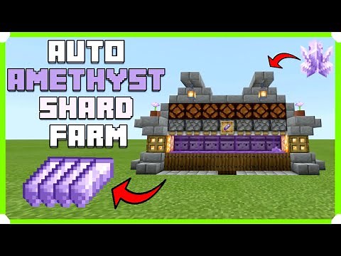 How To Build An Amethyst Shard Farm In Minecraft Bedrock Edition | #Minecraft #1man1game