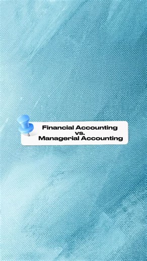 The Simple Accountant on Instagram: "Financial accounting focuses on preparing reports for people outside the company, while managerial accounting focuses on providing information to help managers make internal decisions. #college #accounting #fyp #businessmajor"