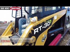 2016 ASV RT-30 Skid Steer Track Loader
