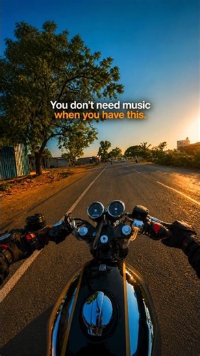 You don’t need music when you have Gt650 #gt650 #royalenfielddiaries #continentalgt650 #royalenfield
