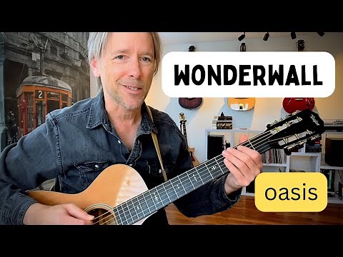 How to play - "Wonderwall" GUITAR LESSON by: Oasis - TABS available