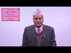 23. Class-7 । English । Unit-11 । Our Values Reading ।