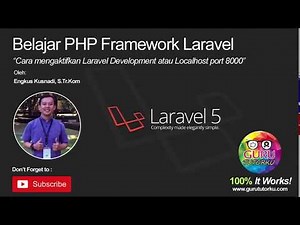 2. Cara mengaktifkan laravel development atau localhost port 8000