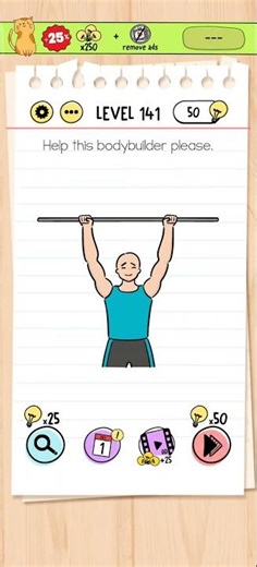 Brain Test Level 141 Solution & Walkthrough | Tricky Puzzles (Android & iOS Shorts)