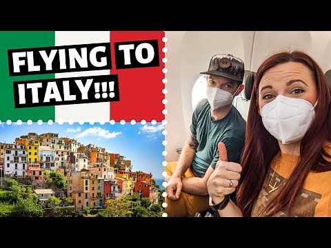 Flying to ITALY from USA // European Travel Vlog // Airport Travel Day
