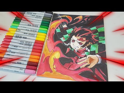 Epic Tanjiro drawing | Kimetsu no Yaiba