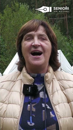 Podpořte seniory. Podpořte svobodnou encyklopedii. Senioři píší Wikipedii.