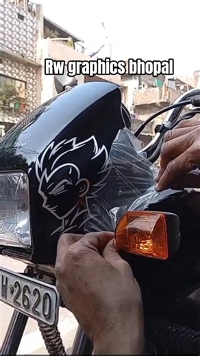 splendor modified | visor sticker | smoke lamination |ppf #splendormodified #short #splendor