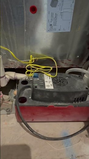 Condensate Pumps need maintenance to prevent leaks #homeinspection #hvac