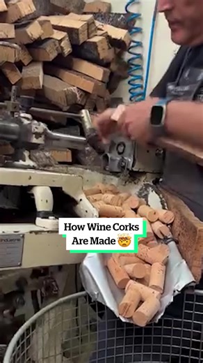 How Wine Corks Are Made 🤯