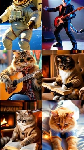 Cat in Different Avatars #cat #cute #shorts #trending