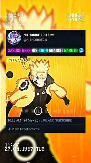 Sasuke Uses His Kirin 💀|Nithoride