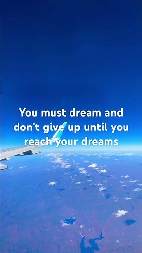 Relaxing Airplane Window View ✈️ Blue Skies & Cloudscape #airplanewindowview #subscribe