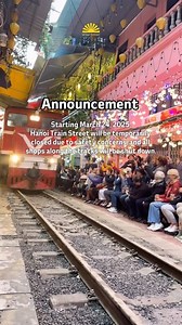 309K views · 463 reactions |  Hanoi Train Street Update  Starting March 24, 2025, Hanoi Train Street will be temporarily closed due to safety concerns, and all shops along the tracks will be shut down. Want to know the best way to experience it? DM @Letourvietnam for updates and insider tips! ✨ #hanoitrainstreet #vietnamtravel #letourvietnam #explorevietnam #vietnamtrip #travelasia #vietnam #travelpackage #travel #hanoi | Lê Tour Vietnam | Facebook