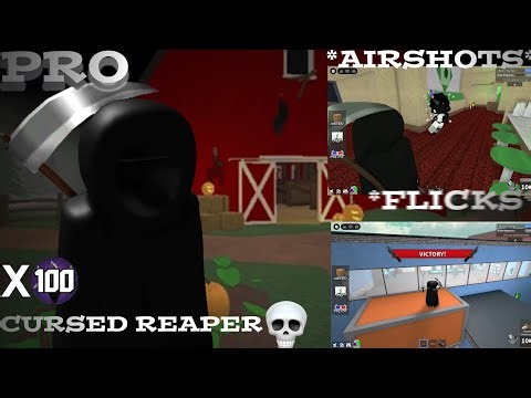 MM2 PRO MONTAGE WITH TRICKSHOTS #1 | Satisfying Keyboard ASMR (Murder Mystery 2)