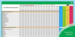 Year 2 Diving into Mastery: Autumn Small-Step Assessment Tracker 3.0