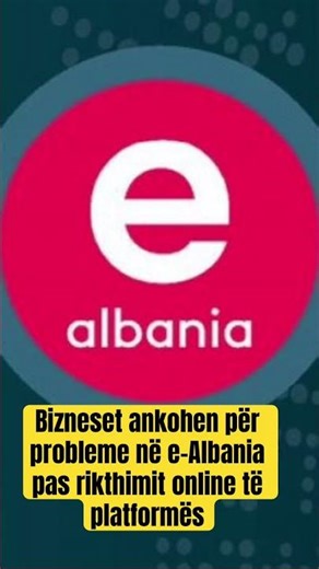 Bizneset ankohen për probleme në e-Albania pas rikthimit online të platformës