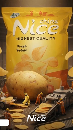 من قلب المصنع لـقلبك على طول ❤️😋#نايس_هيظبطها #نايس_شيبس #nicechips #MadeInEgypt | Nice chips - نايس شيبس