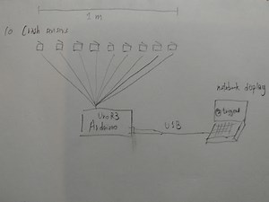 [Design] 10 sensors with Arduino and C# app