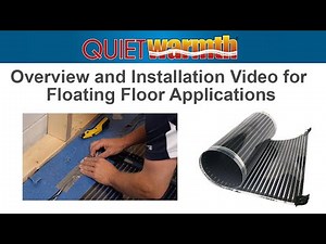 QuietWarmth Radiant Heat Film for Floating Floor